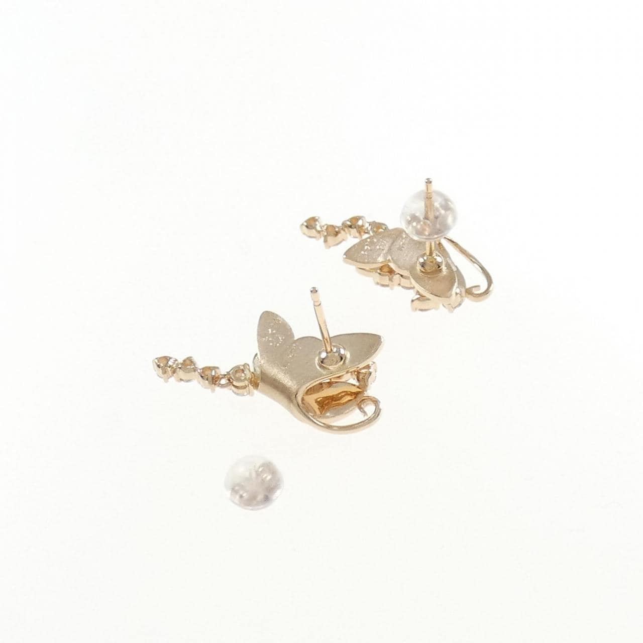 K18PG Diamond earrings 0.56CT