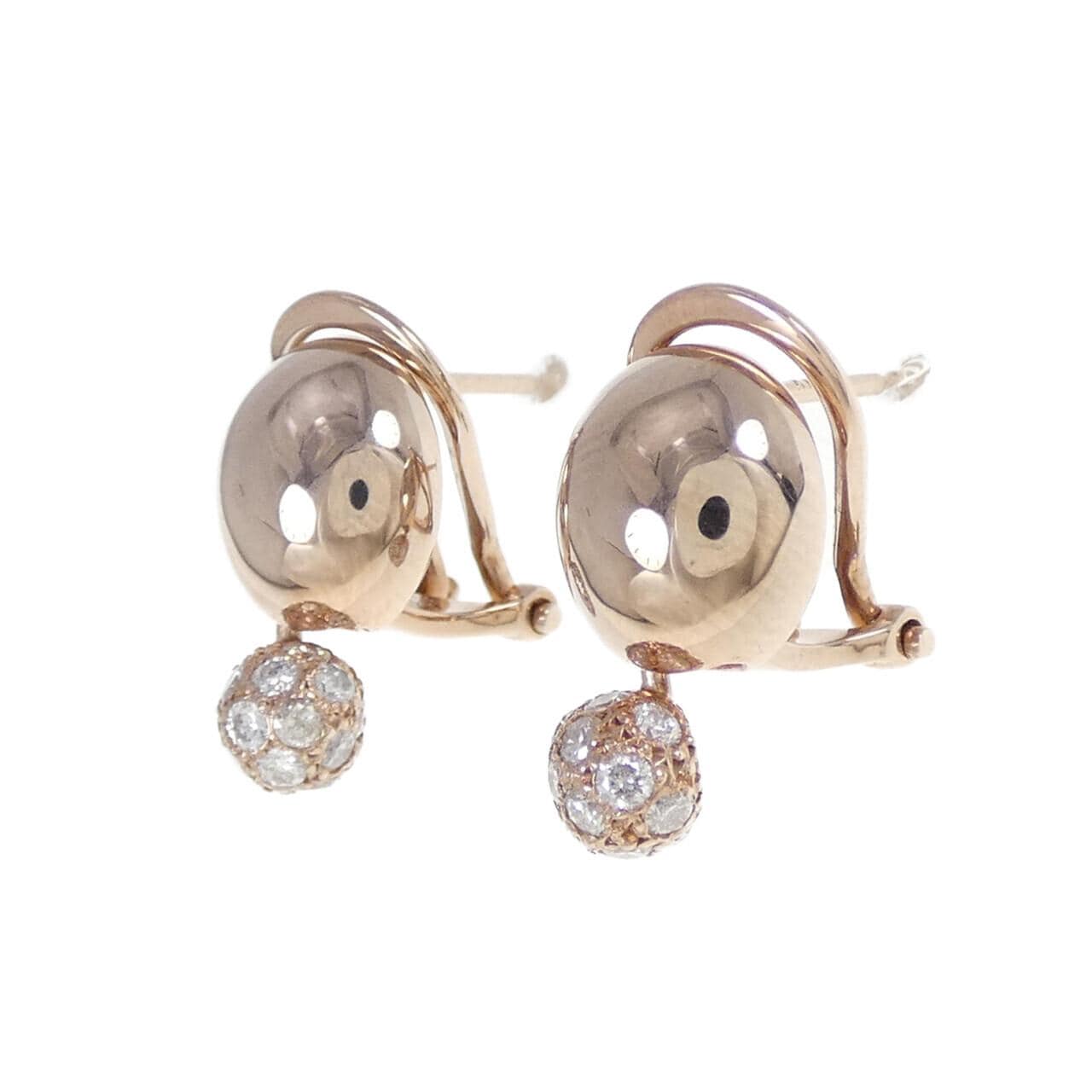 K18PG ダイヤモンド ピアス 0.4CT