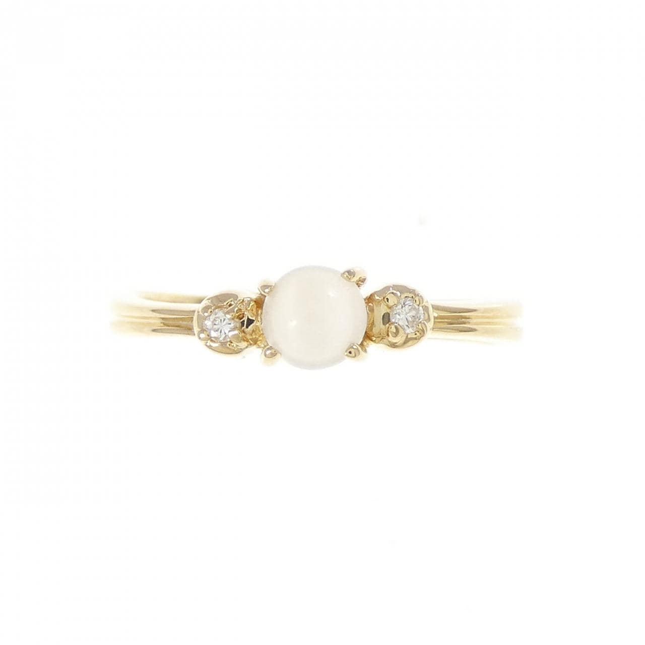 K18YG ムーンストーン リング