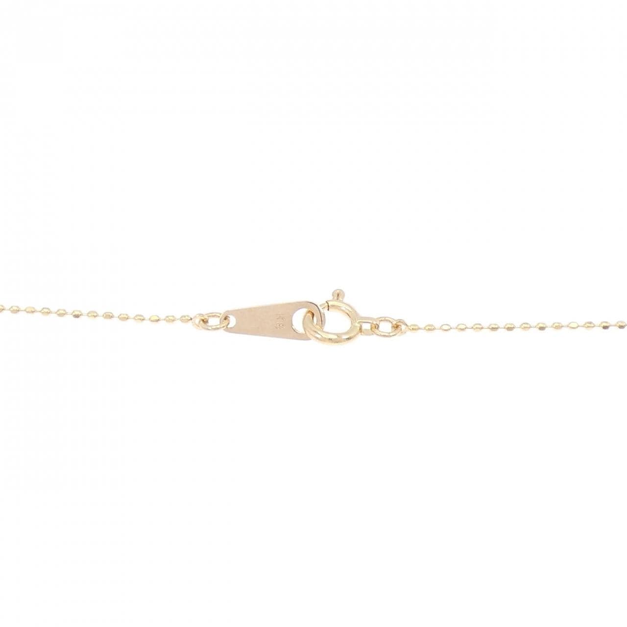 K18PG ハート ダイヤモンド ネックレス 0.30CT