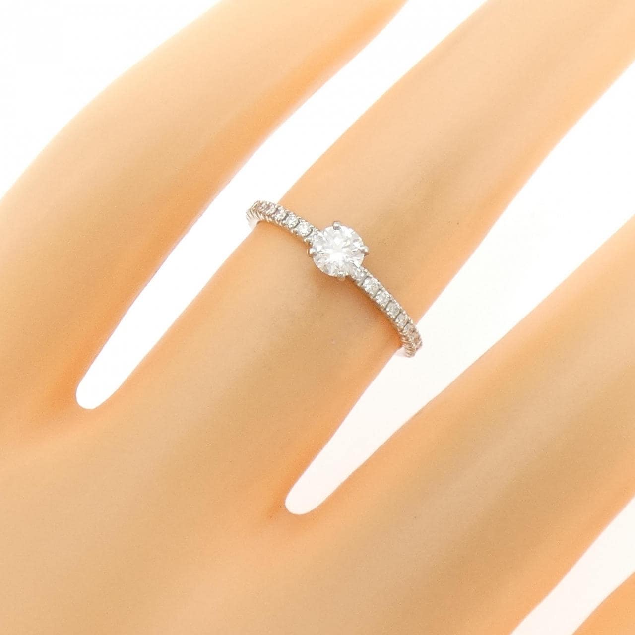 カルティエ エタンセル リング 0.20CT E VVS1 3EXT