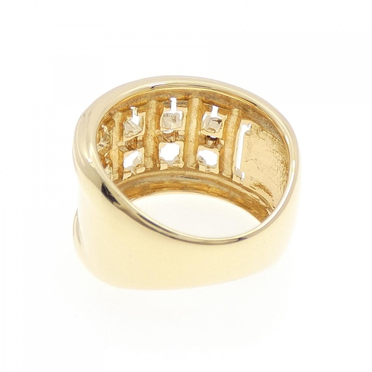 K18YG ダイヤモンド リング 0.25CT