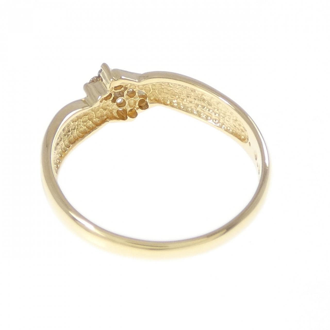 K18YG ダイヤモンド リング 0.08CT