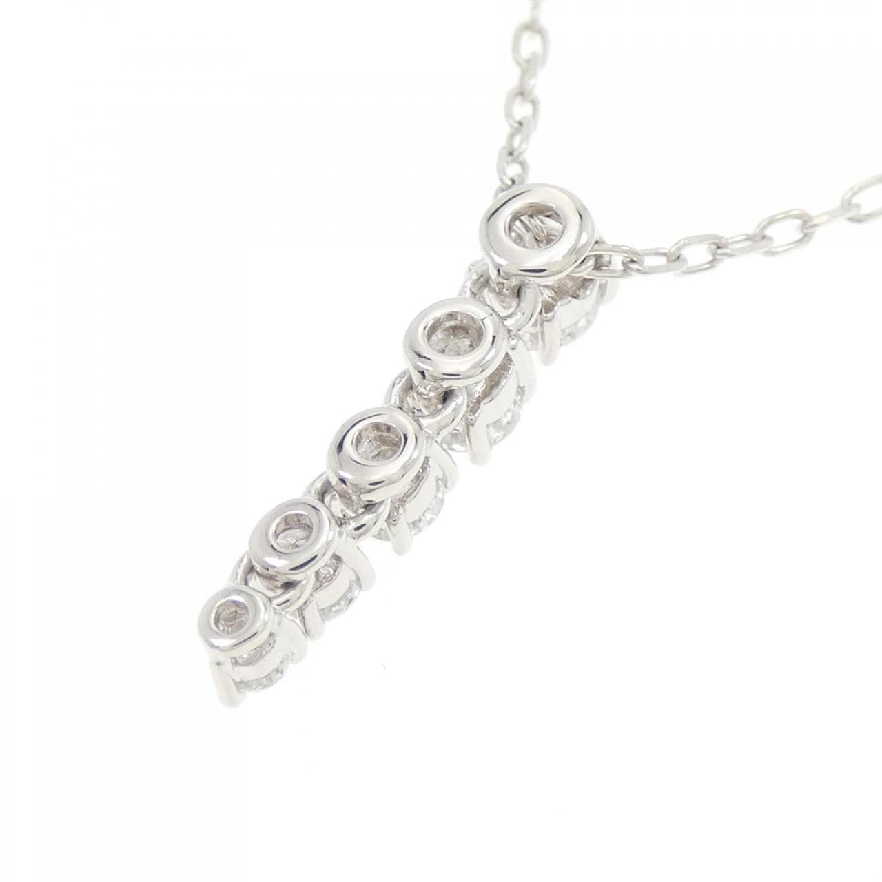 MIKIMOTO Diamond Necklace 0.37CT