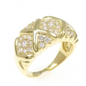K18YG ダイヤモンド リング 0.80CT