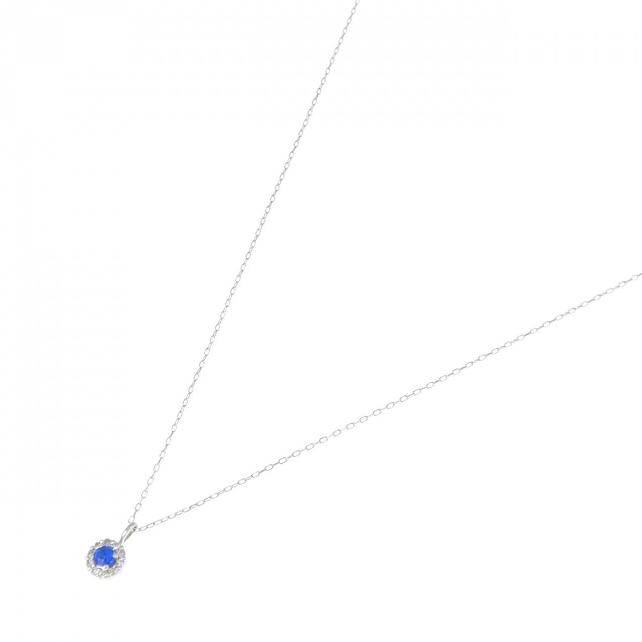 【新品】PT900 アウイナイト ネックレス 0.03CT