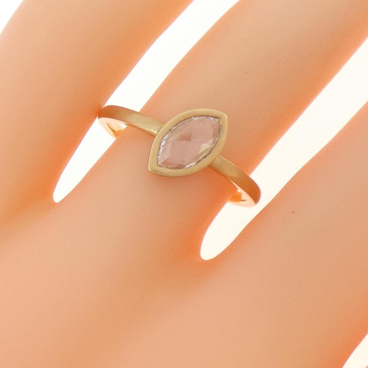 【新品】K18YG ダイヤモンド リング 0.29CT