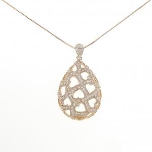 K18PG ダイヤモンド ネックレス 1.00CT