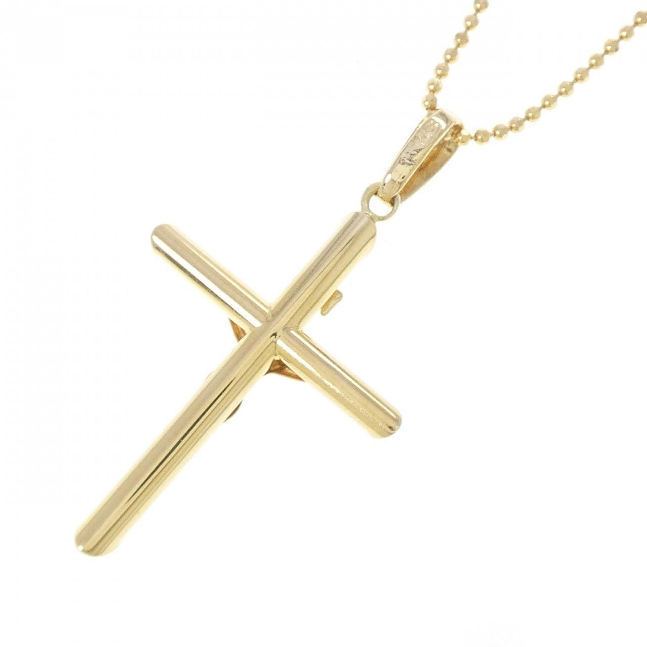 K18YG クロス ネックレス