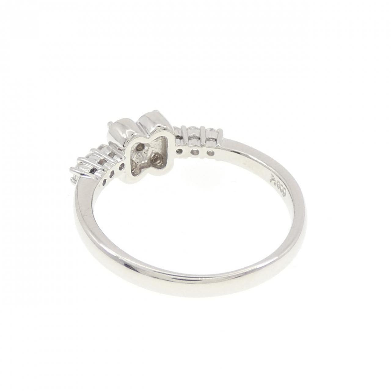 PT フラワー ダイヤモンド リング 0.28CT
