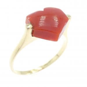 アリータ ハート サンゴ リング