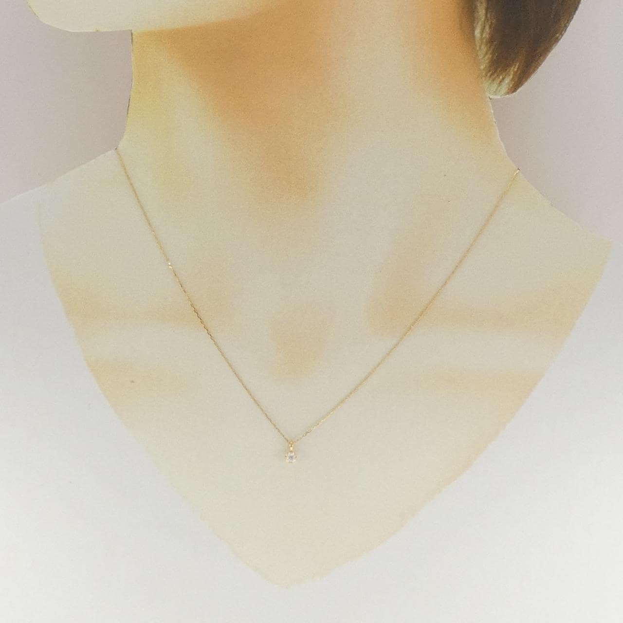 ヴァンドーム ダイヤモンド ネックレス 0.05CT