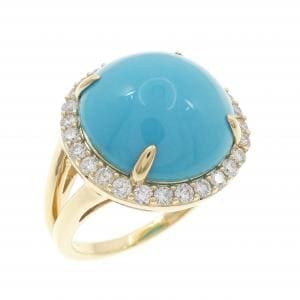 ジーエスティービー ターコイズ リング 7.00CT