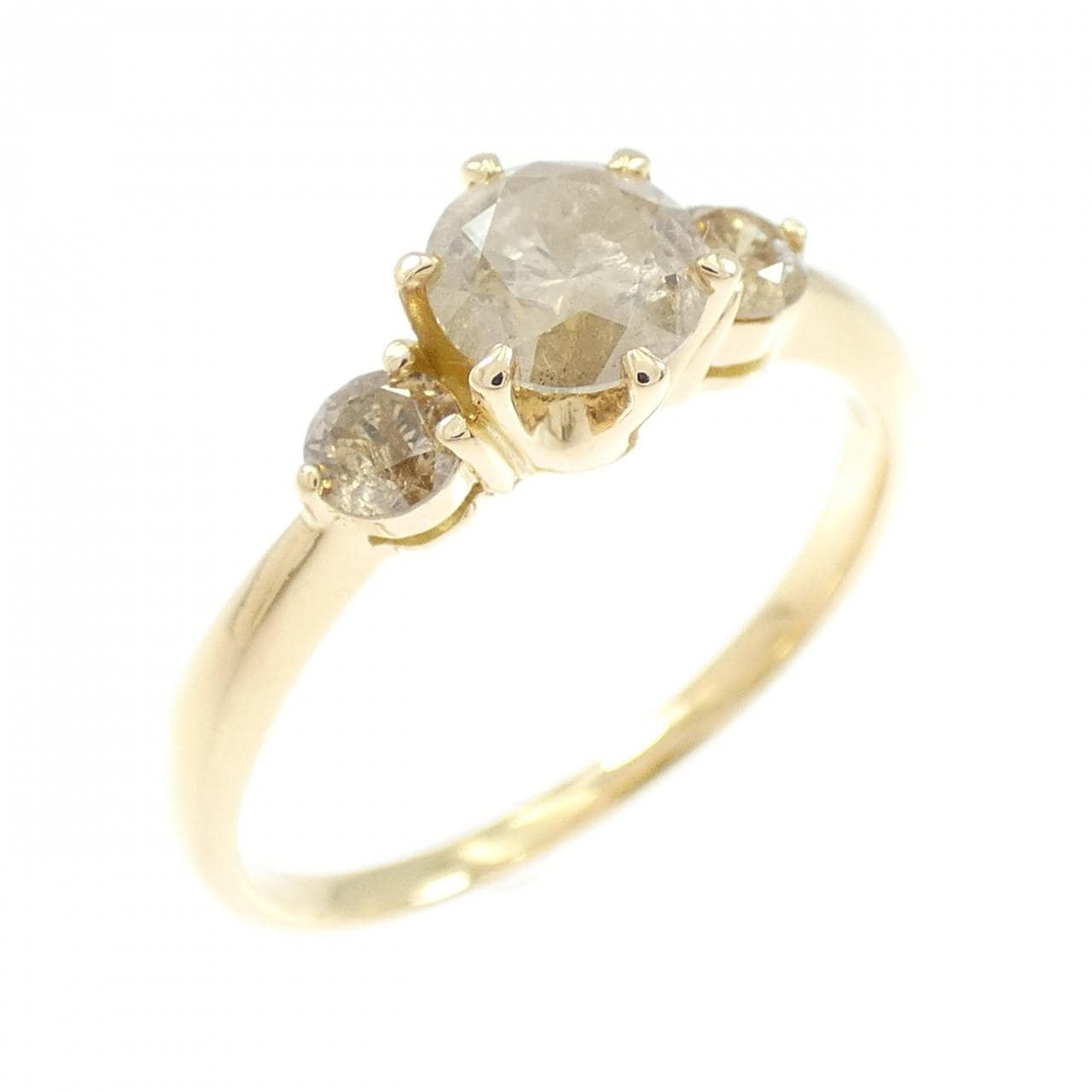 K18YG ダイヤモンド リング 0.7CT