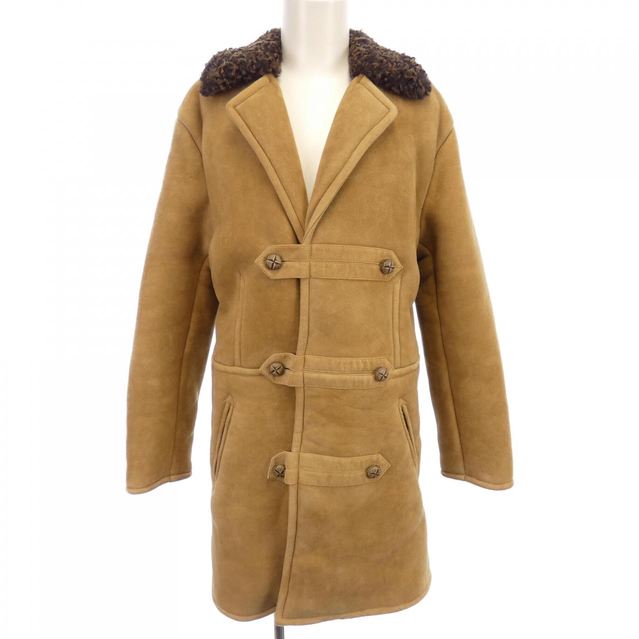 Gucci GUCCI mouton coat