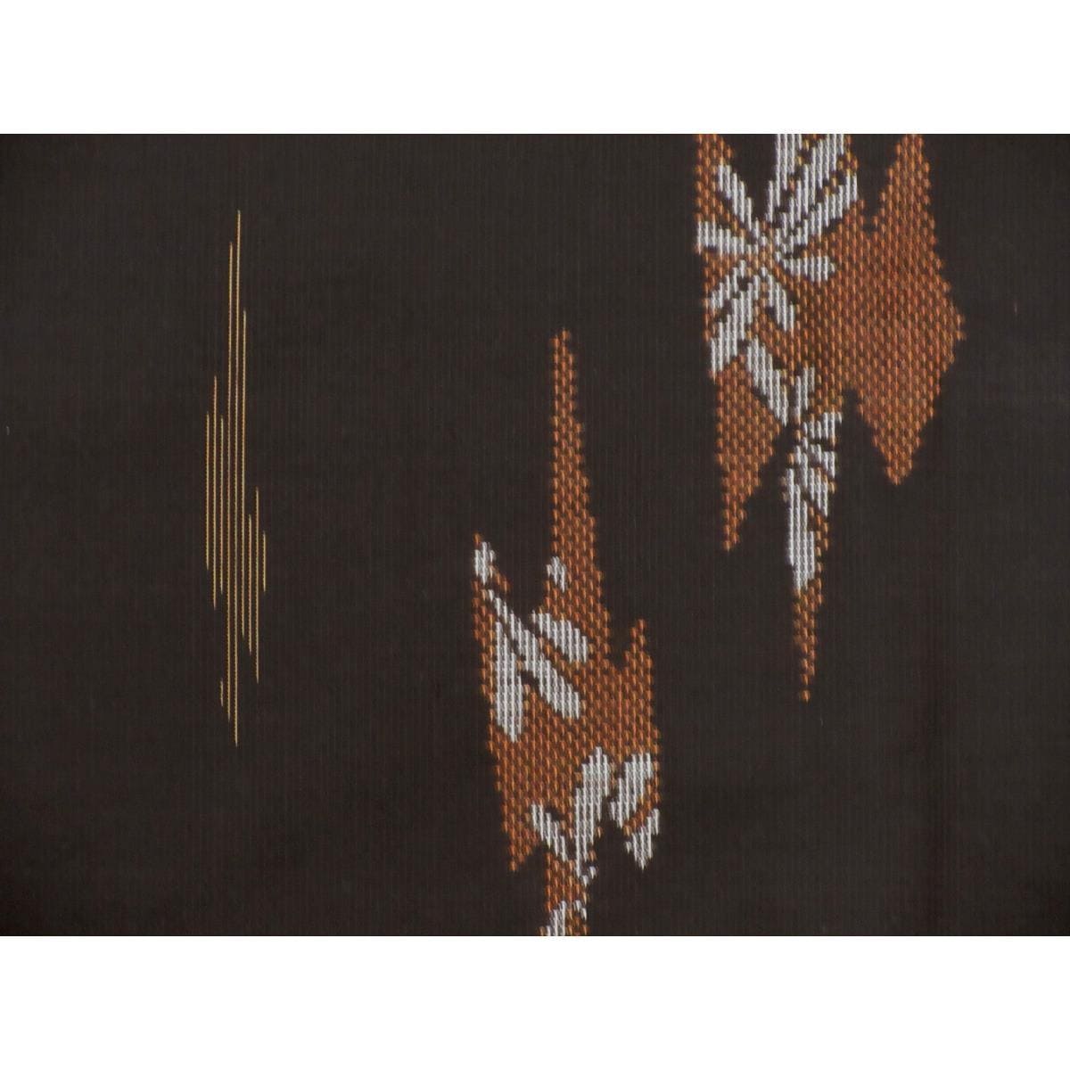 紬　池田重子　七マルキ　証紙付【本場奄美大島紬】