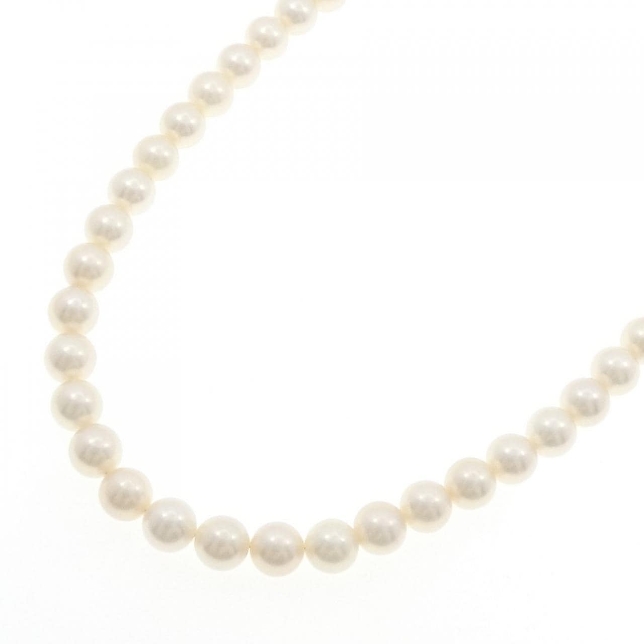 シルバークラスプ アコヤパール ネックレス 7-7.5mm
