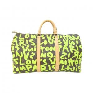 ルイヴィトン モノグラム グラフィティ(スティーブン スプラウス) キーポル 50cm M93700 ボストンバッグ