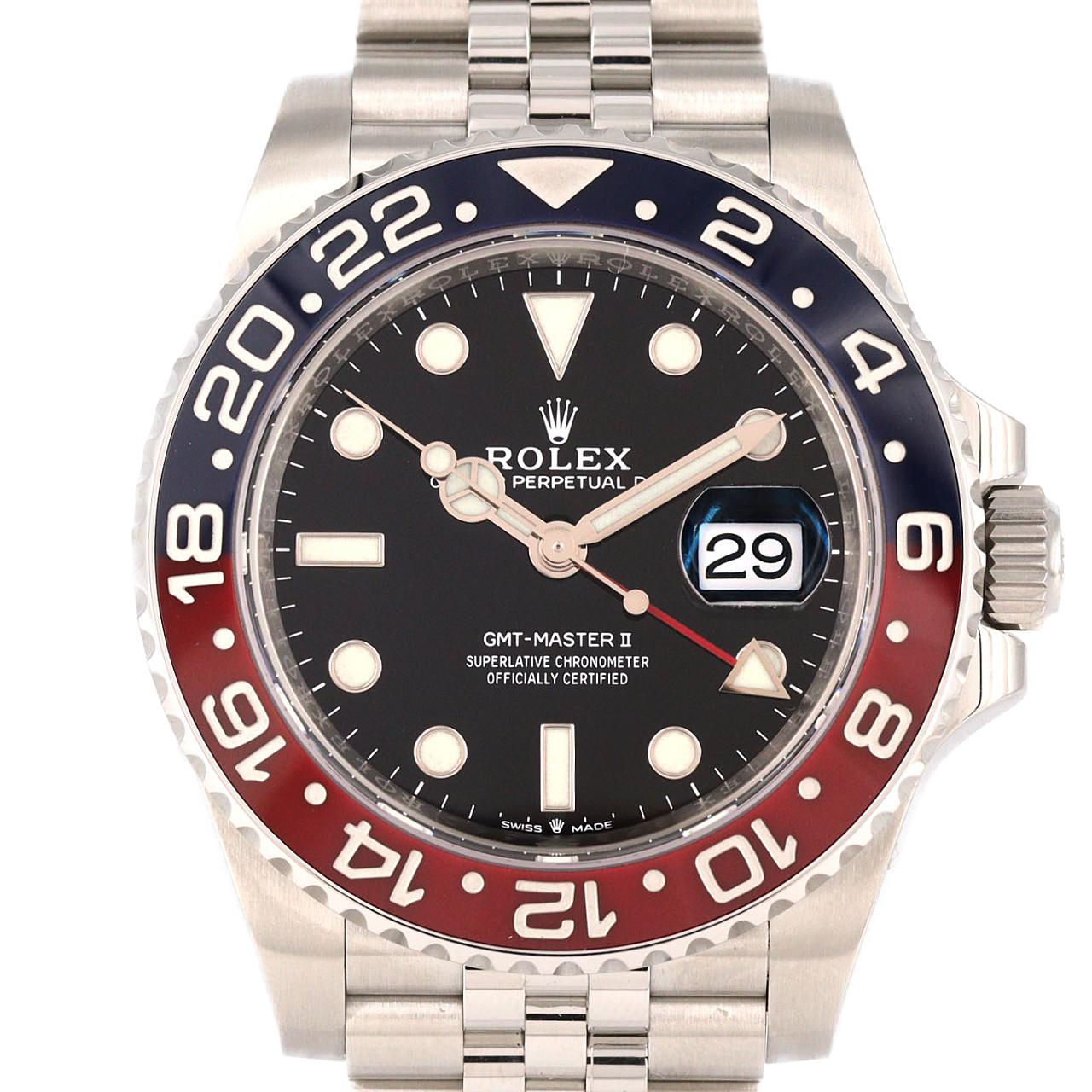 ロレックス GMTマスターⅡ 126710BLRO･5 SS 自動巻 ランダム番