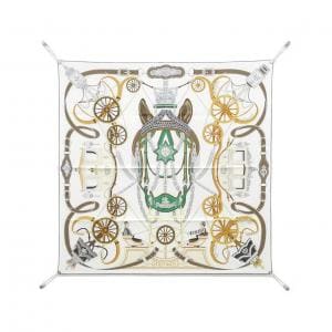 エルメス STATELY WHEELS カレ 004163S スカーフ