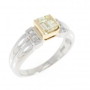 PT900/K18YG ダイヤモンド リング 0.50CT