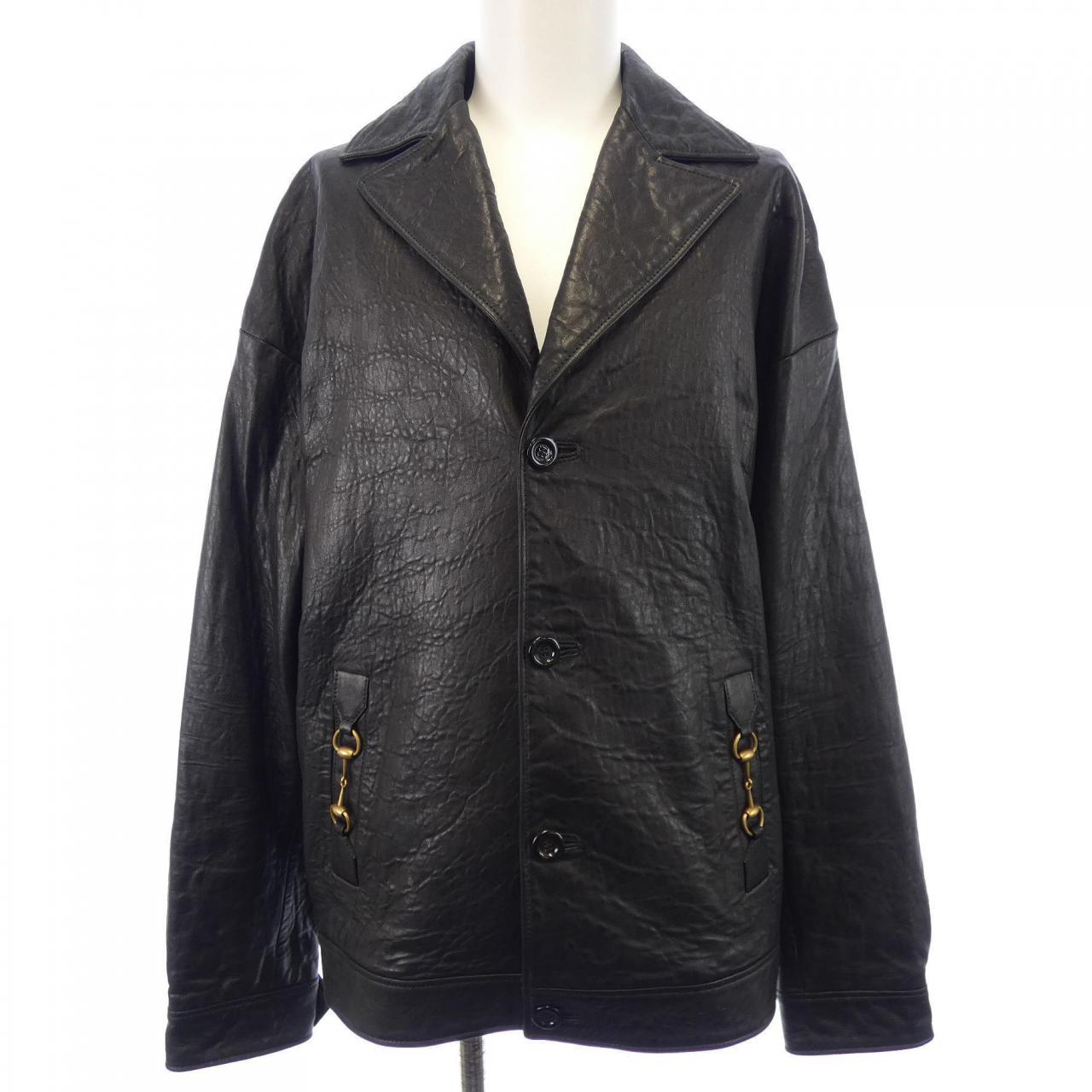 グッチ GUCCI ホースビット 633130 XN681 レザージャケット