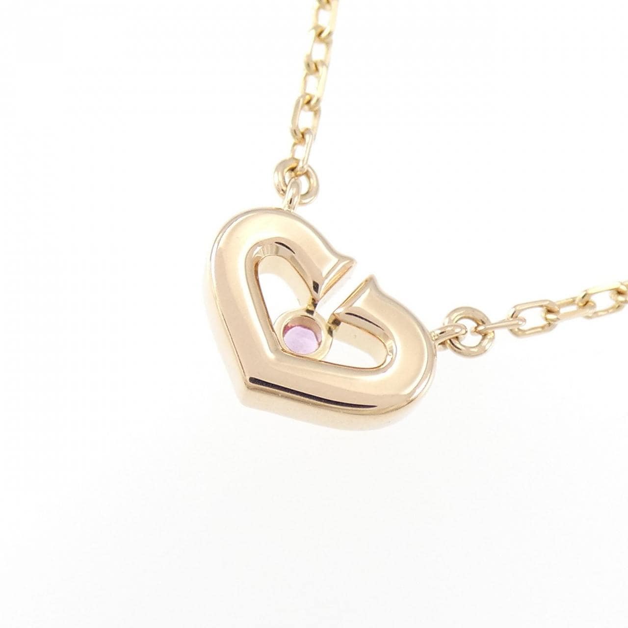 Cartier C heart项链