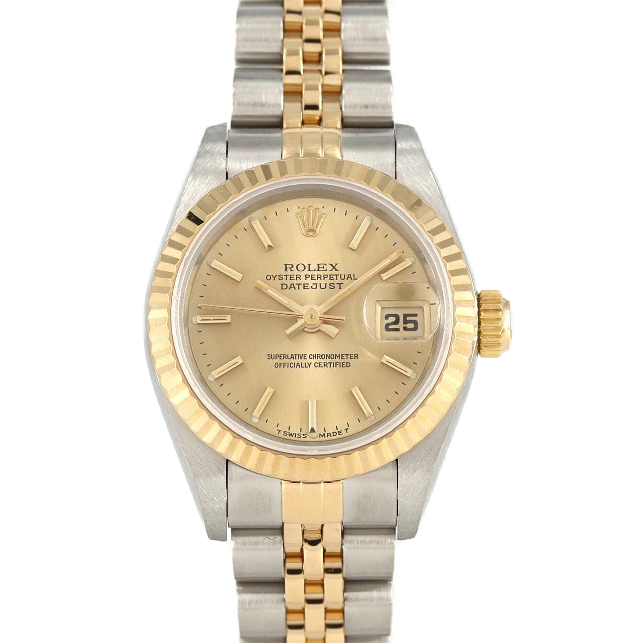 ロレックス デイトジャスト 69173 SSxYG 自動巻 T番