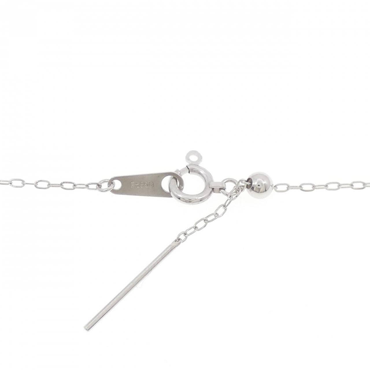 PT950/PT850 エメラルド ネックレス 0.40CT