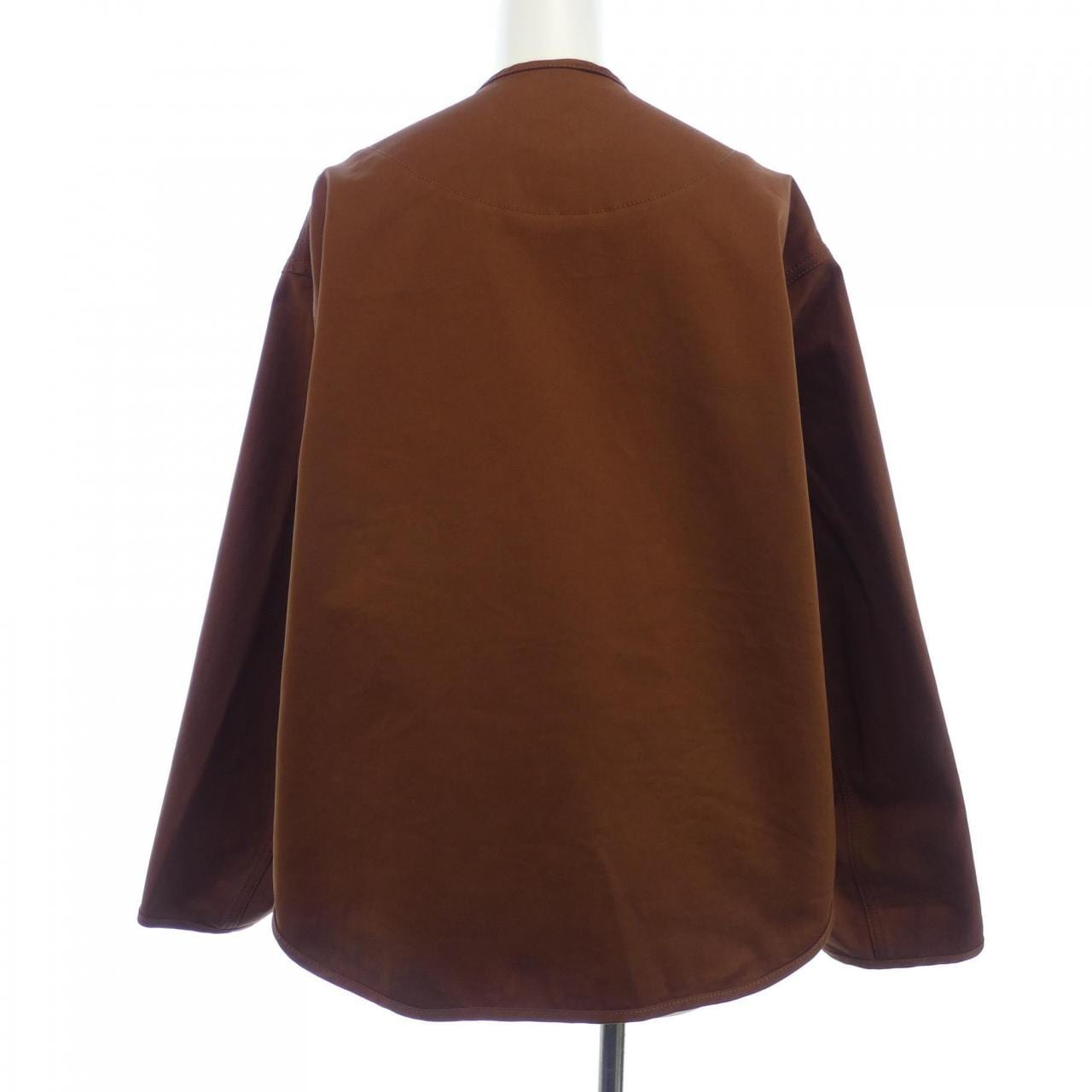 エルメス HERMES JACKET WITH EQUESTRIAN DETAILS 5E0163DQ ノーカラージャケット