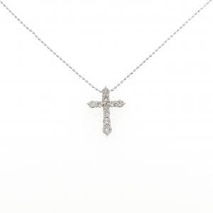 PT900/PT850 クロス ダイヤモンド ネックレス 0.50CT