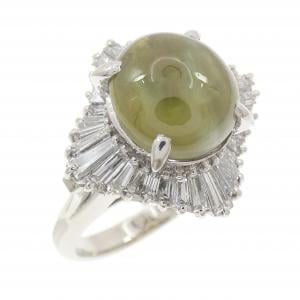 PT900 クリソベリルキャッツアイ リング 6.12CT