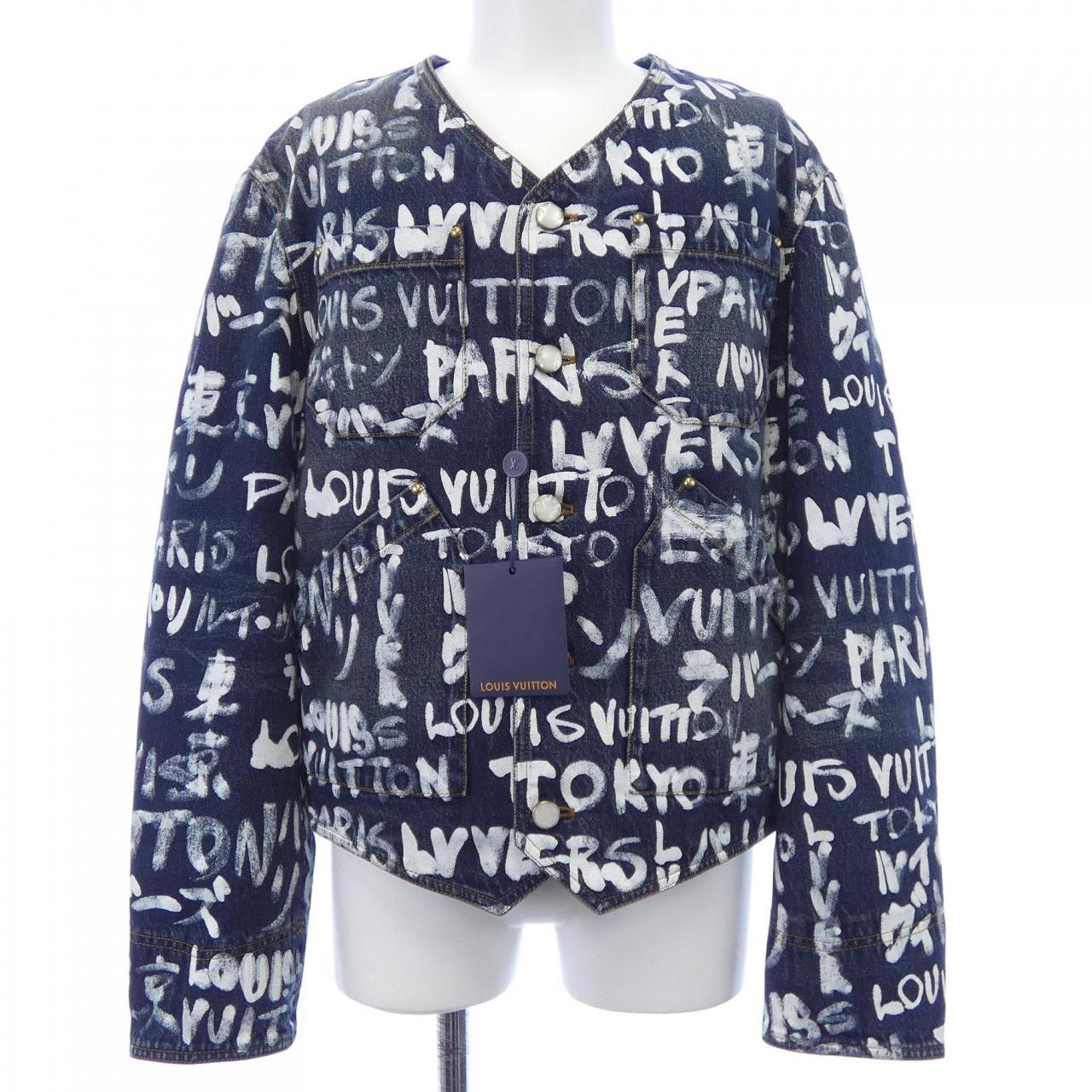 ルイヴィトン LOUIS VUITTON デニム カラーレスジャケット NIGO HTA65WXRZ ジャケット