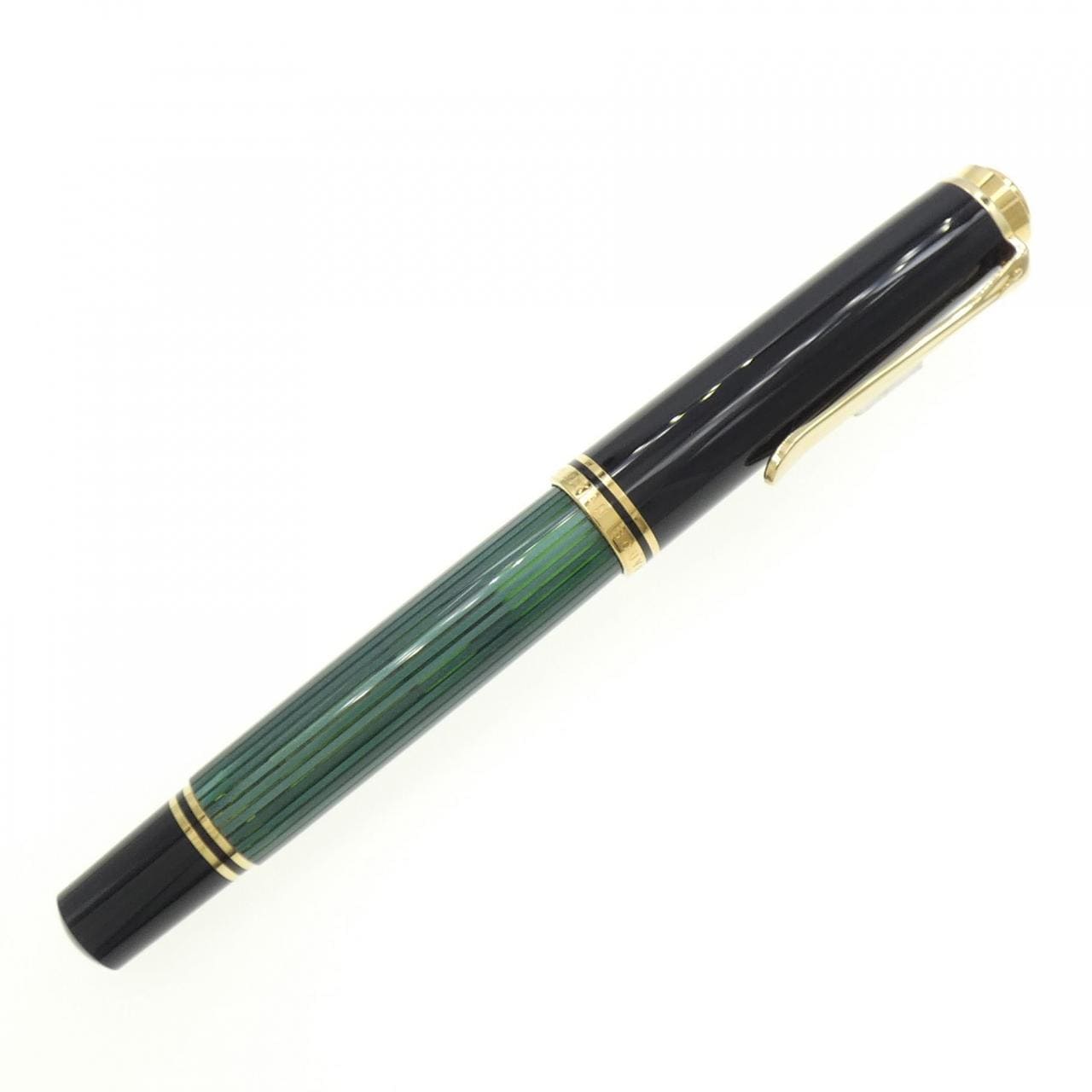 Pelican Souverin M800 Green Striped Fountain Pen