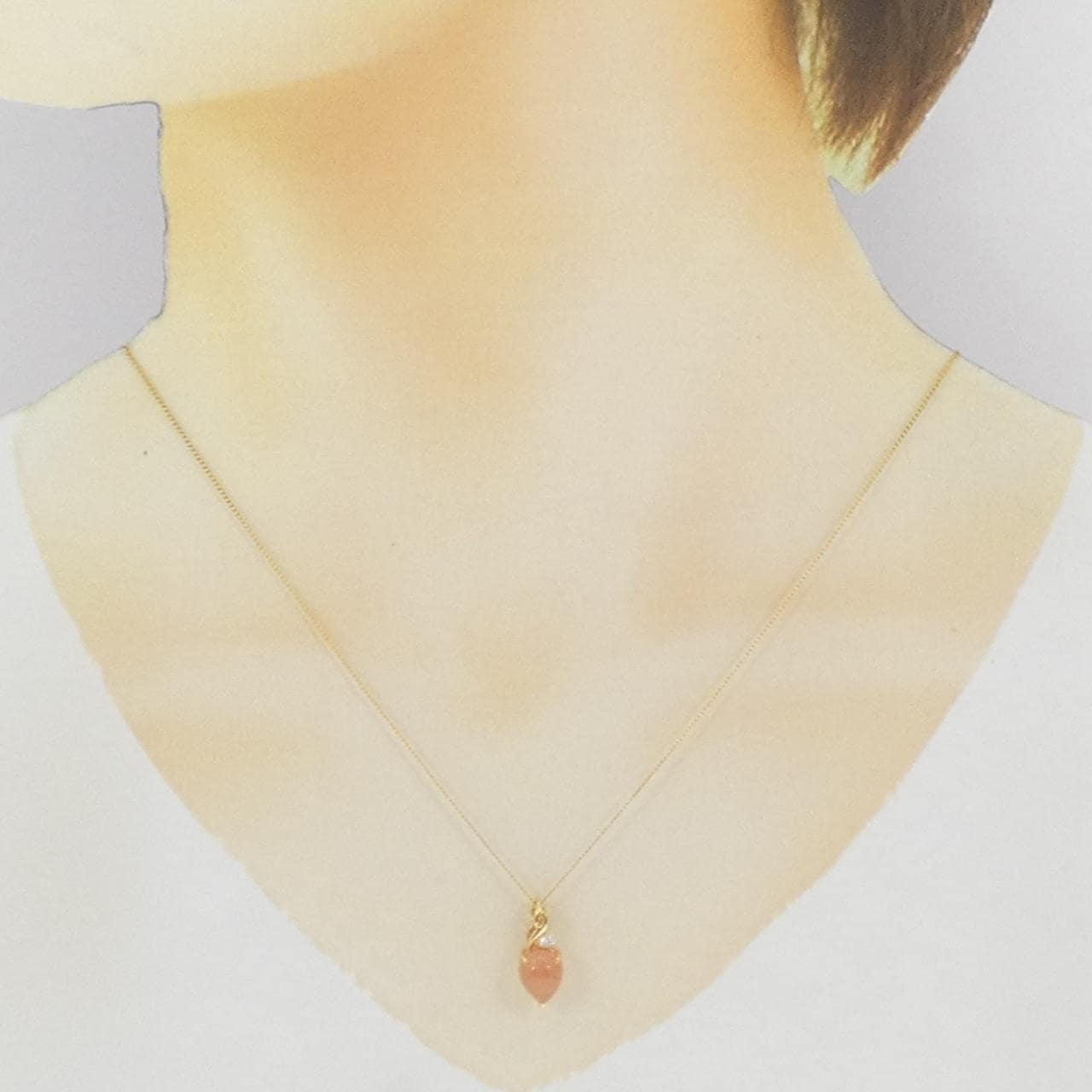 K18YG ロードクロサイト ネックレス 2.374CT