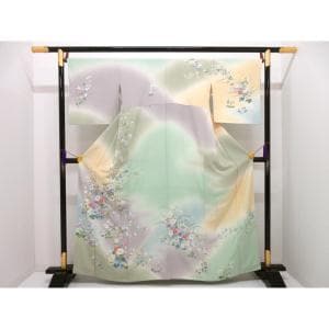 訪問着　友禅加工ボカシ染