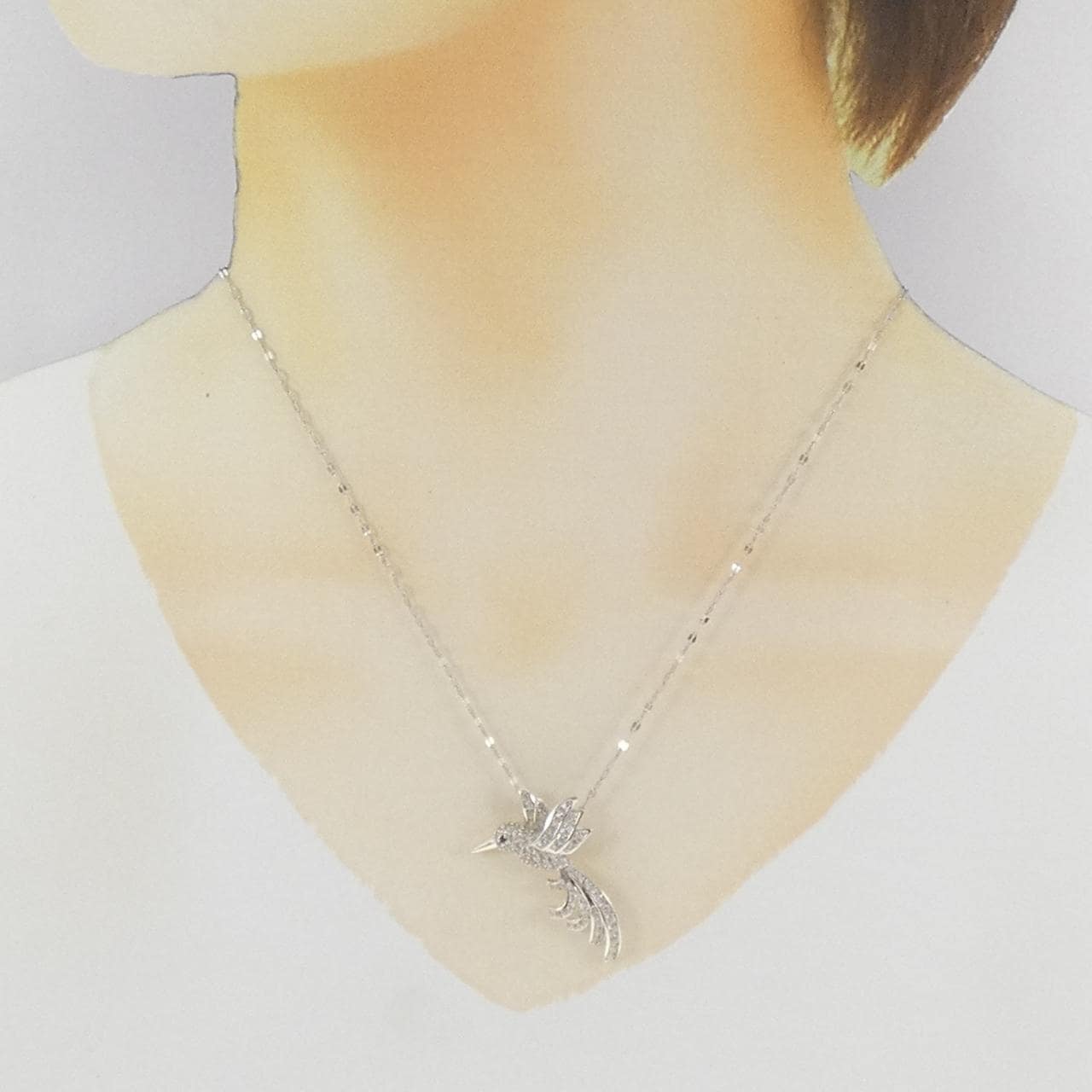 ジーエスティービー サファイヤ ネックレス 0.01CT