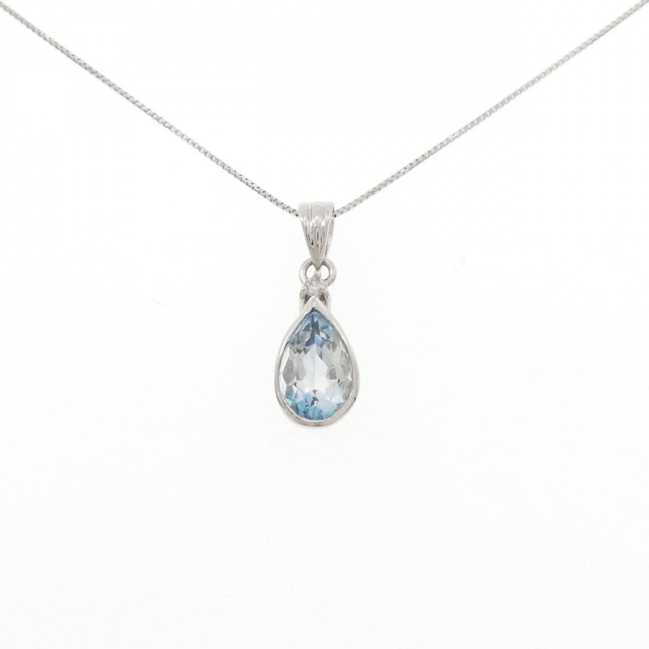 PT900/PT850 アクアマリン ネックレス 1.19CT