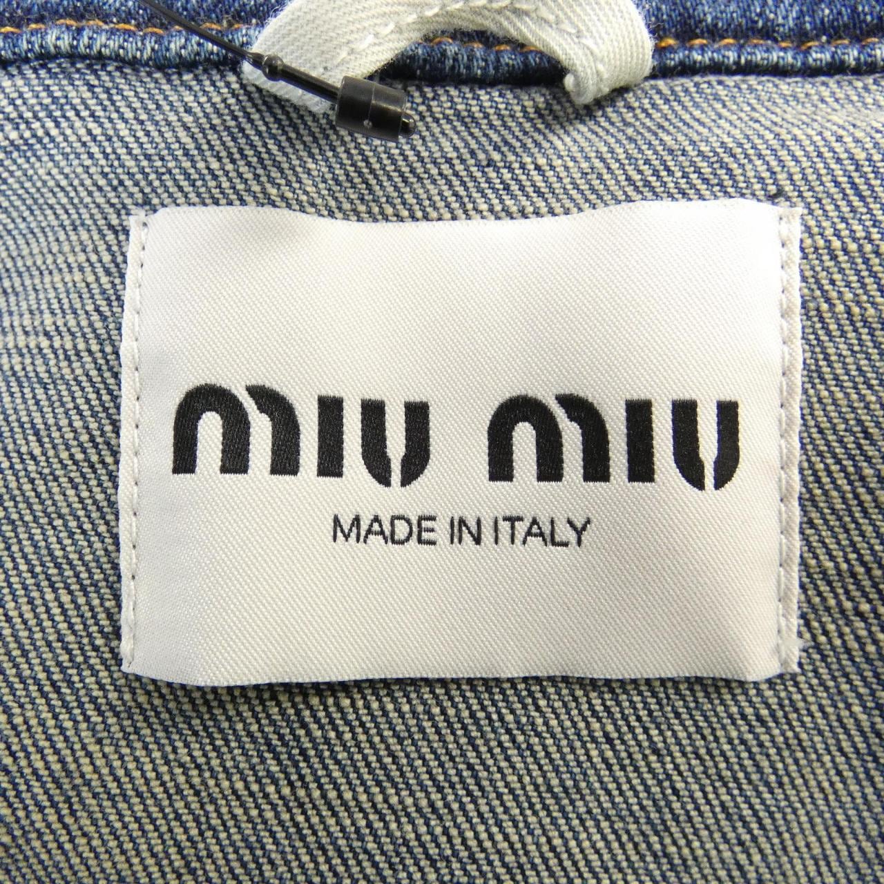 ミュウミュウ MIU MIU GWB224 SOOO 15UJ デニムジャケット