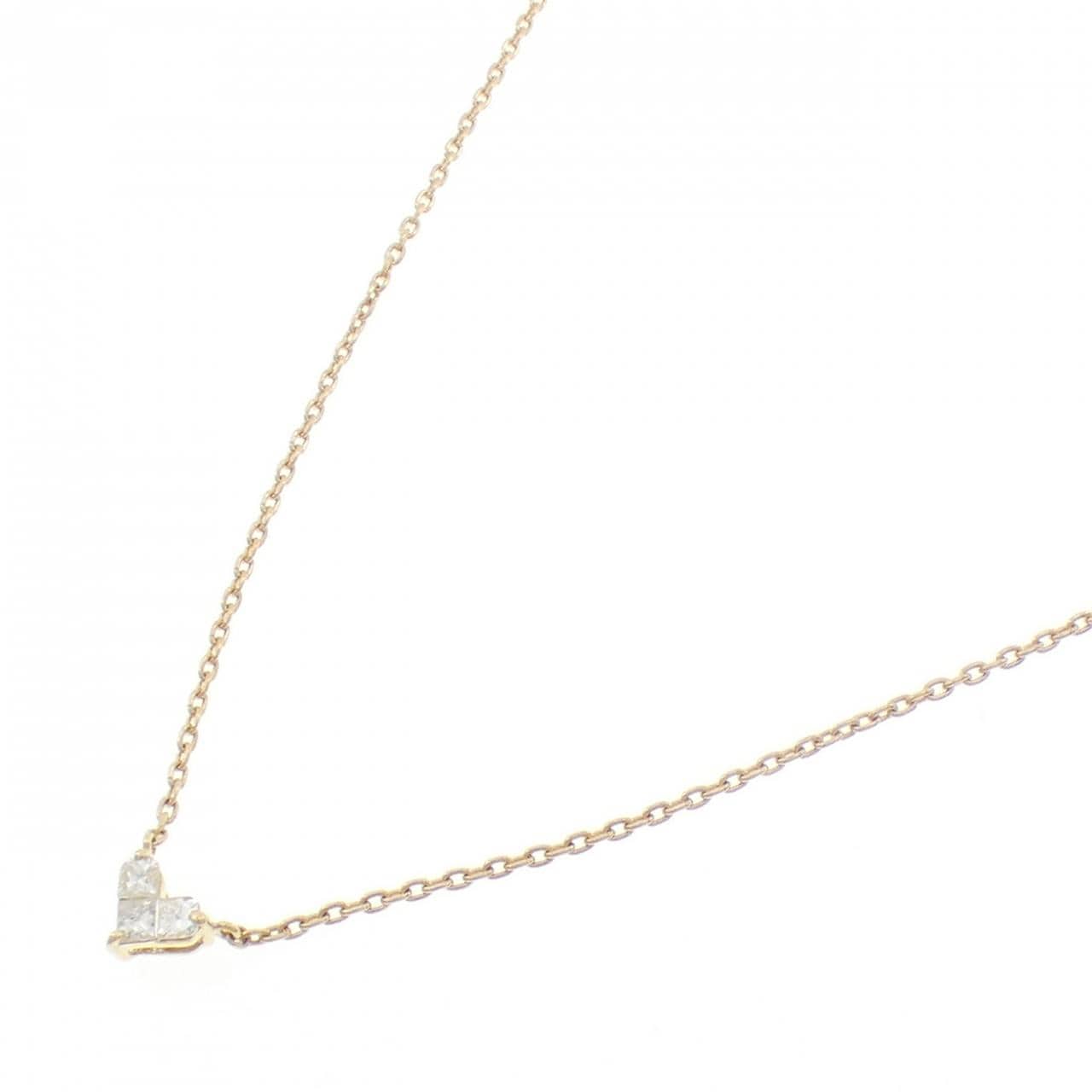 スタージュエリー ミステリアスハート ネックレス 0.10CT