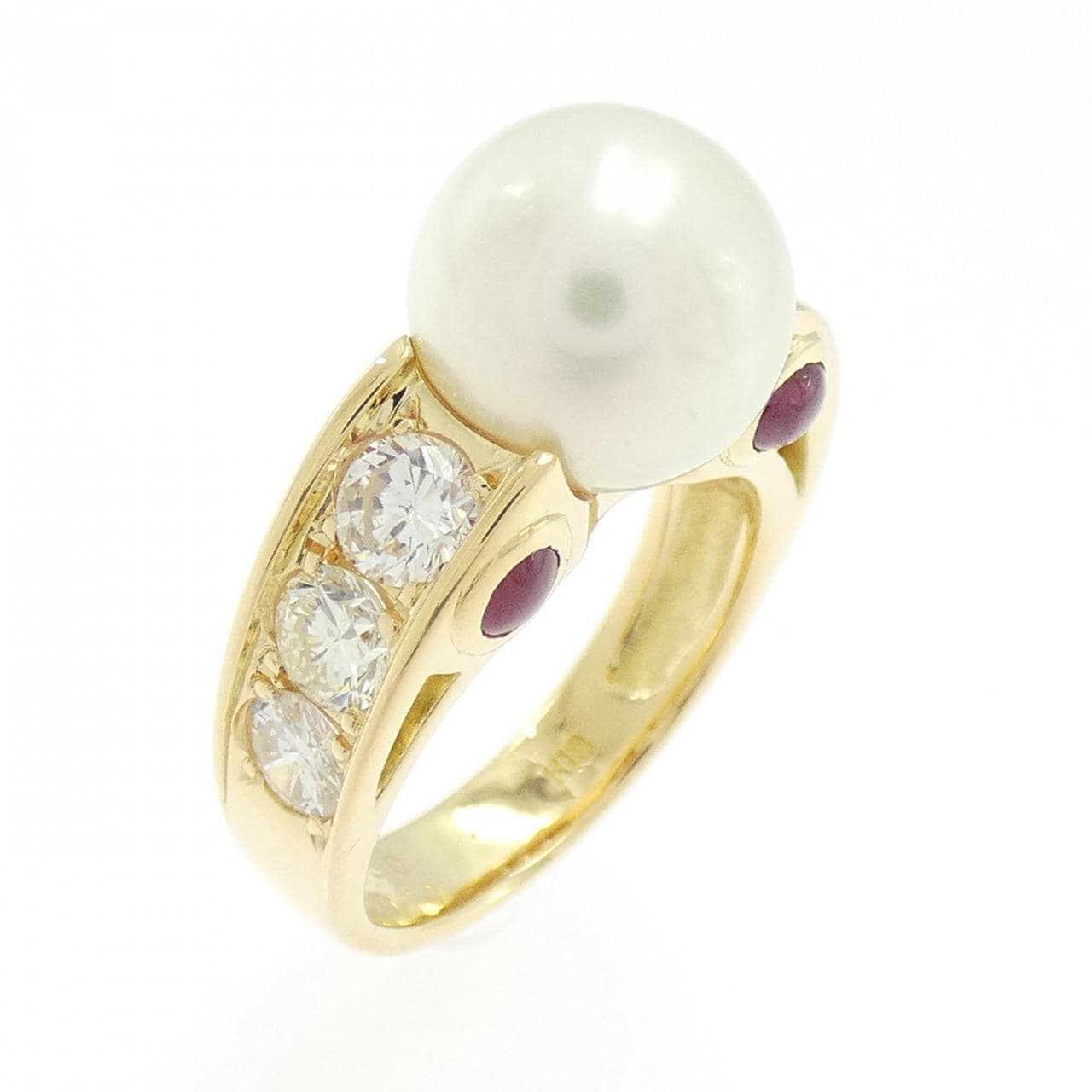 K18YG Akoya Pearl Ring 9.7mm