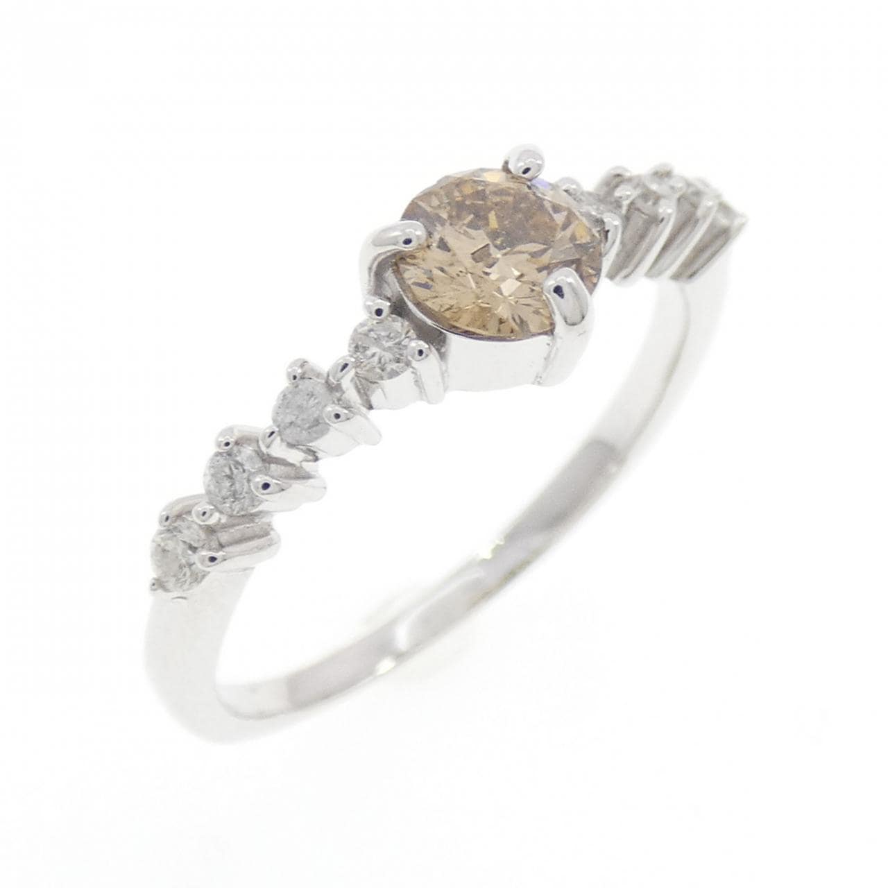 K18WG ダイヤモンド リング