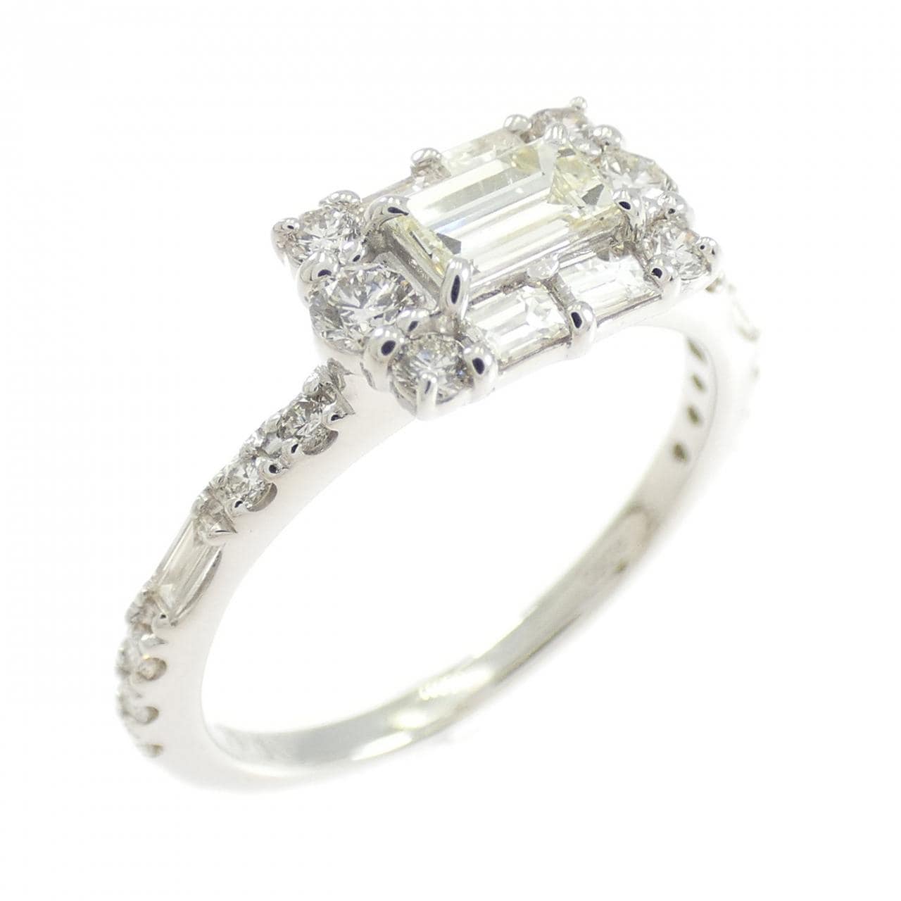PT950 ダイヤモンド リング 0.65CT