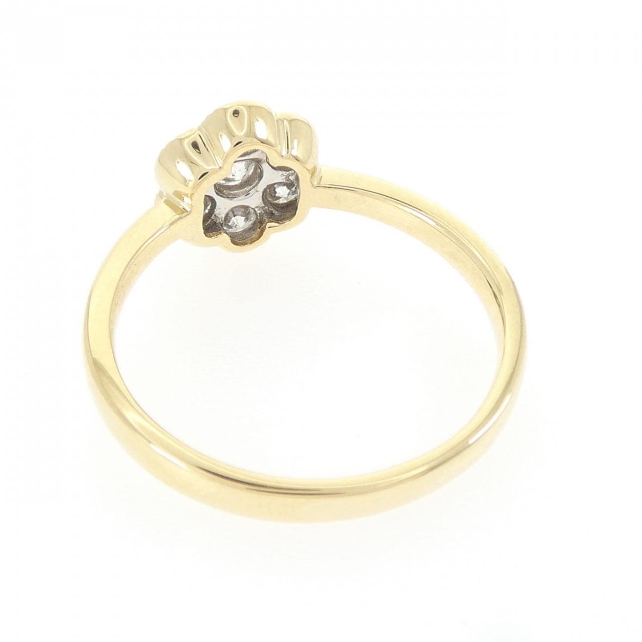 K18YG/K18WG ダイヤモンド リング 0.50CT