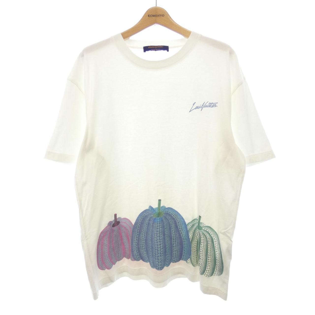 ルイヴィトン LOUIS VUITTON LV×YK パンプキンプリントTシャツ HOY25WNPG 草間彌生 Tシャツ