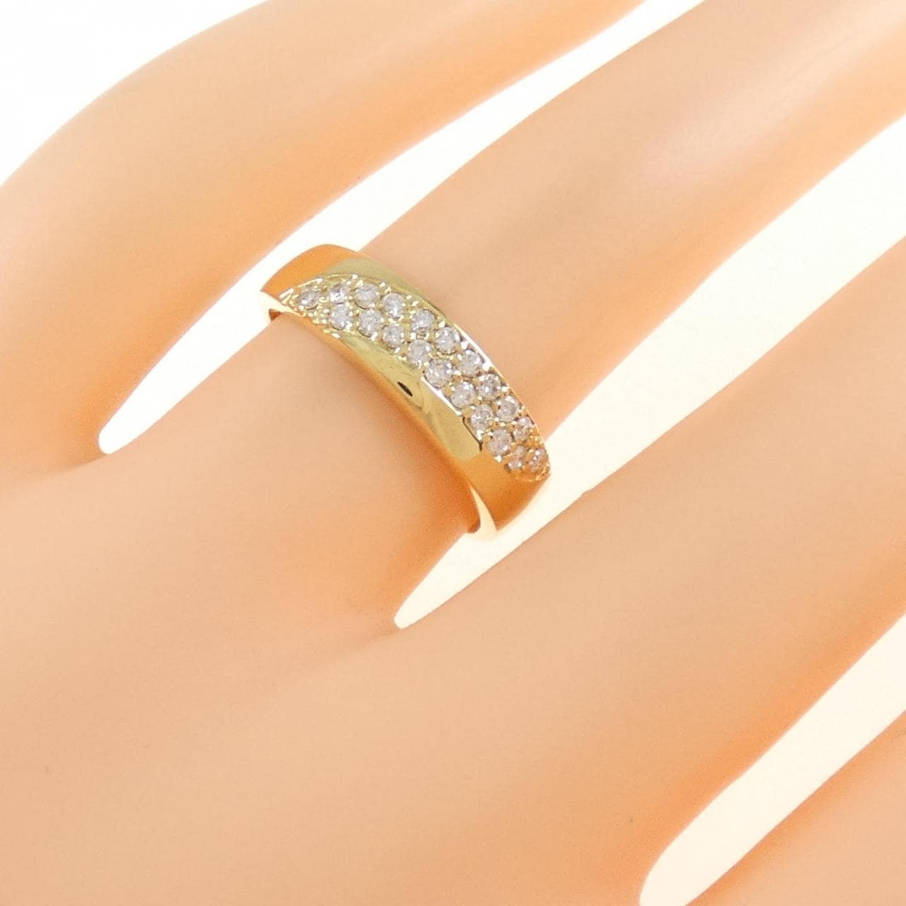 K18YG ダイヤモンド リング 0.20CT
