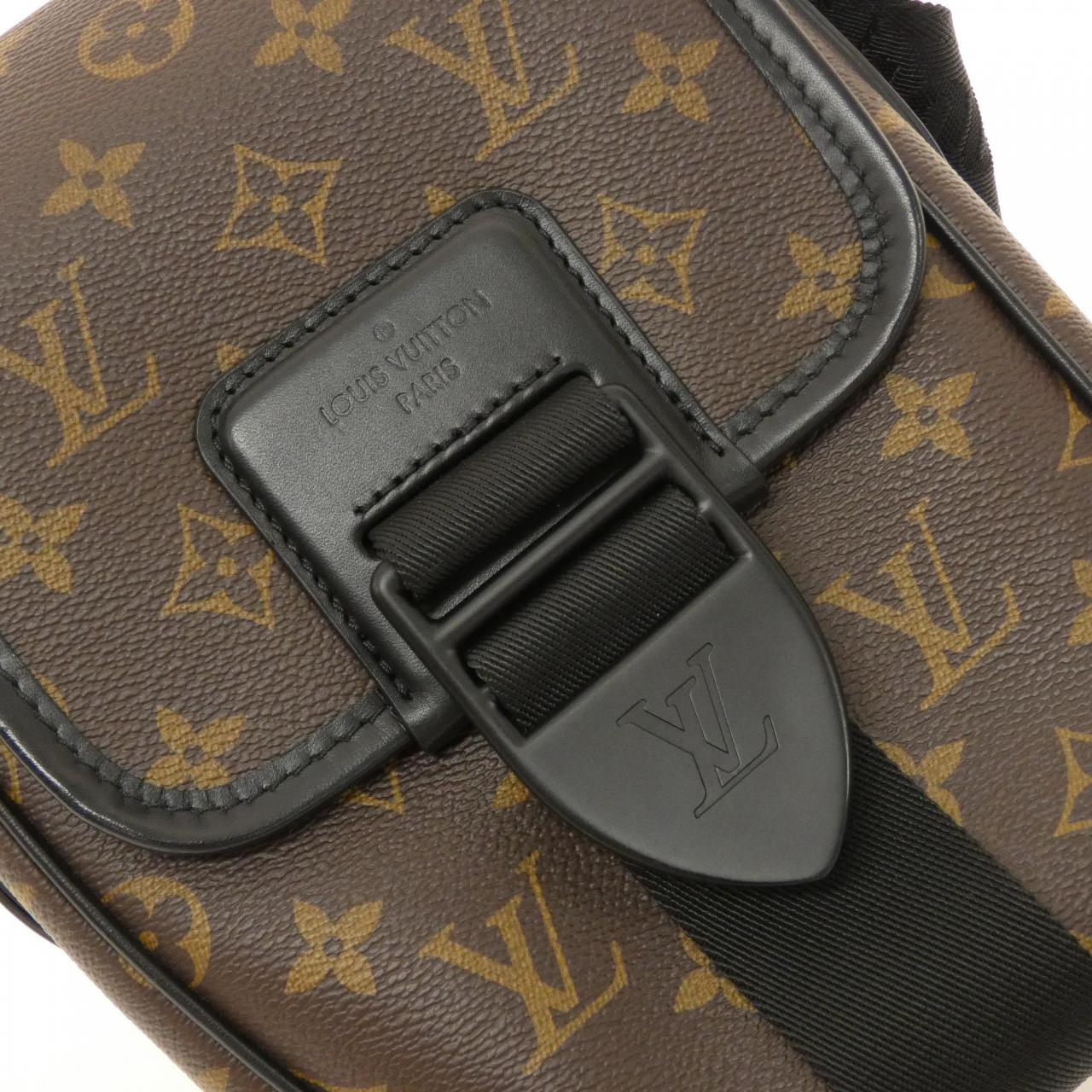 LOUIS VUITTON Monogram Macassar Archie 郵差包 PM M46442 單肩包