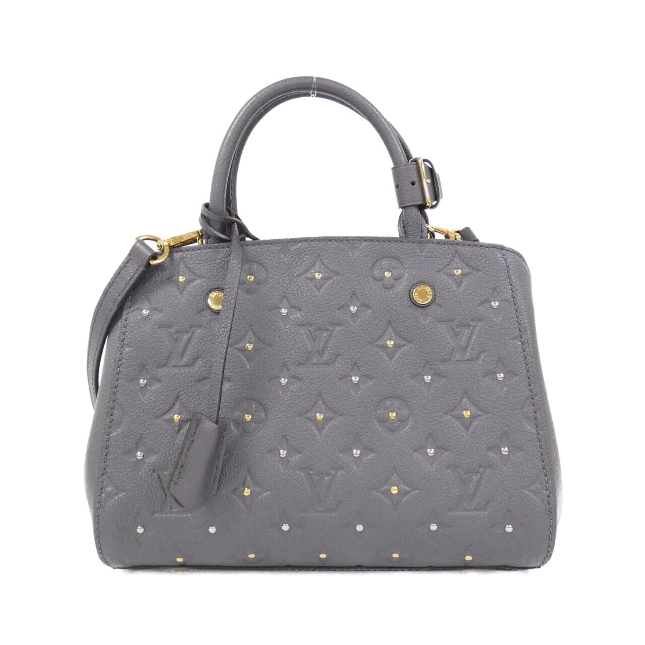 LOUIS VUITTON Monogram Empreinte（鑲釘）Montaigne BB M51727 包