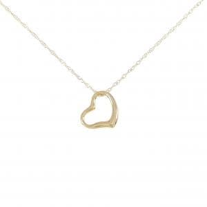 K18YG heart necklace