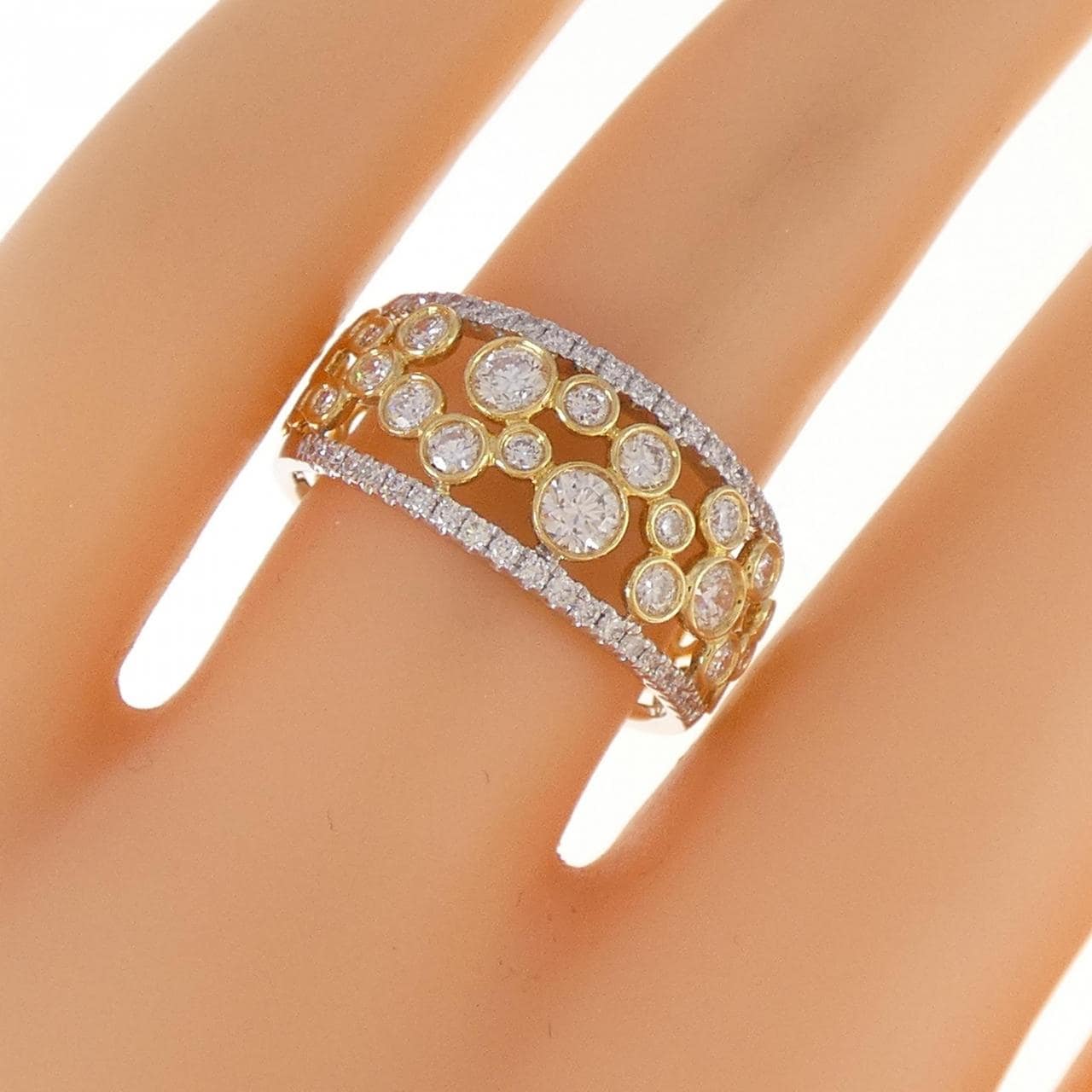 750WG/750YG Diamond Ring 0.78CT